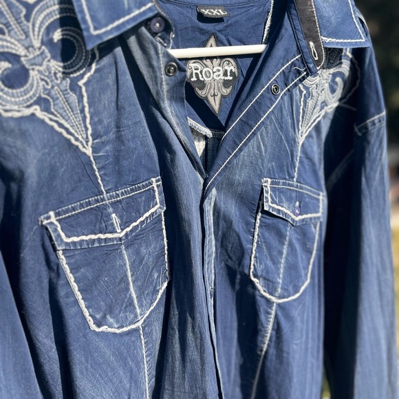 Mens XXL BUCKLE ROAR LONG SLEEVED SHIRT GREAT CONDITION - Picture 3 of 6